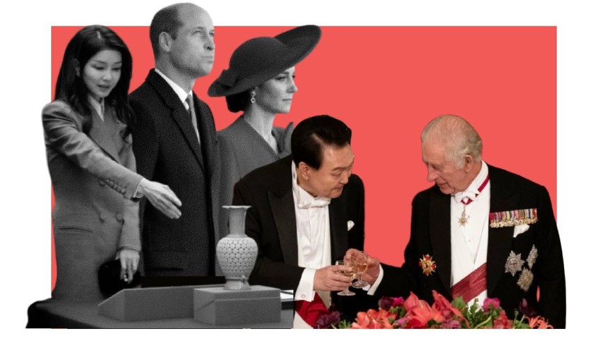 Charles a frôlé l'incident avec la Corée du Sud à cause d'un pot de chambre