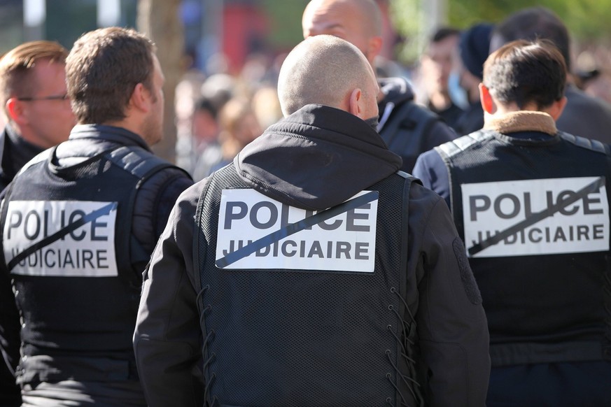 News Bilder des Tages Reforme de la PJ un rassemblement de la police a Paris contre le projet du gouvernement NEWS: Reforme de la PJ- Paris - 11/10/2022 JonathanRebboah/Panoramic PUBLICATIONxNOTxINxFR ...