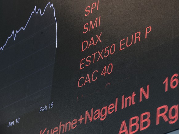 Les titres bancaires reculaient nettement lundi matin à la Bourse suisse, poursuivant leur baisse entamée vendredi soir suite aux déboires de plusieurs banques américaines. (archives)