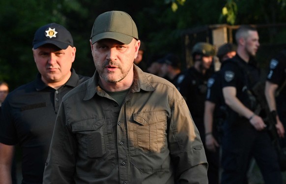 Le ministre de l'intérieur, Igor Klymenko.