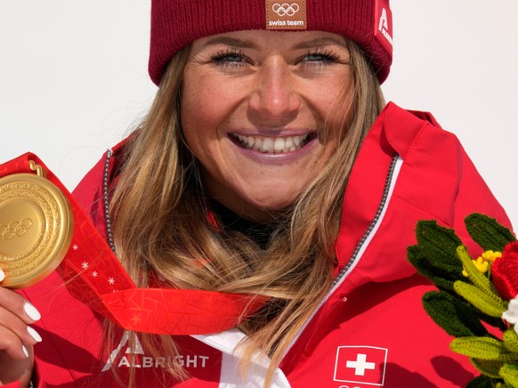 Corinne Suter est proche d'un retour, et devrait être en mesure de défendre son titre à Cortina en février. (Archives)