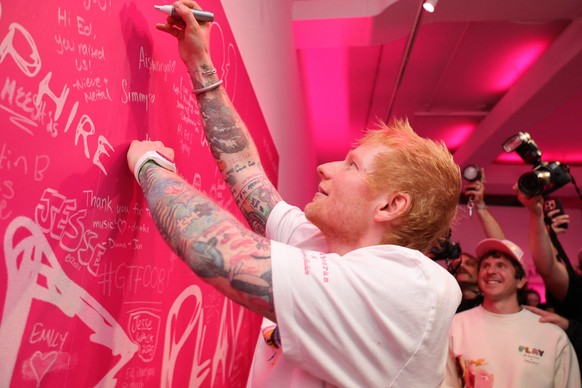 NEW YORK, NEW YORK - SEPTEMBER 11: Ed Sheeran attends the KidSuper x Ed Sheeran event on September 11, 2025 in New York City. Dia Dipasupil/Getty Images/AFP (Photo by Dia Dipasupil / GETTY IMAGES NORT ...