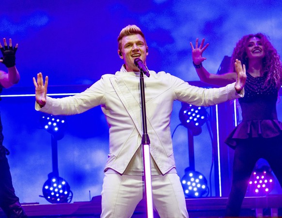 FILE - In this July 9, 2017 file photo, Nick Carter of the Backstreet Boys performs during the Festival d&#039;ete de Quebec in Quebec City, Canada. Carter says he��&amp;#x2122;s ��&amp;#x153;shocked  ...