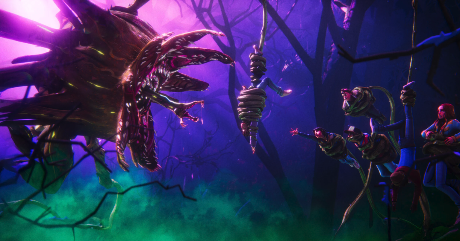 Le Démogorgon est cette fois une plante monstrueuse.