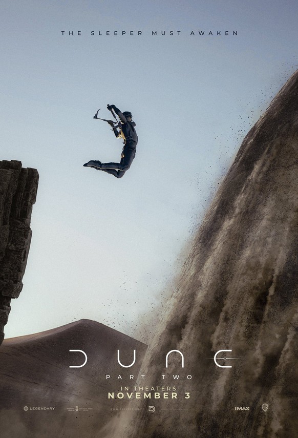 Dune, part 2 movie poster