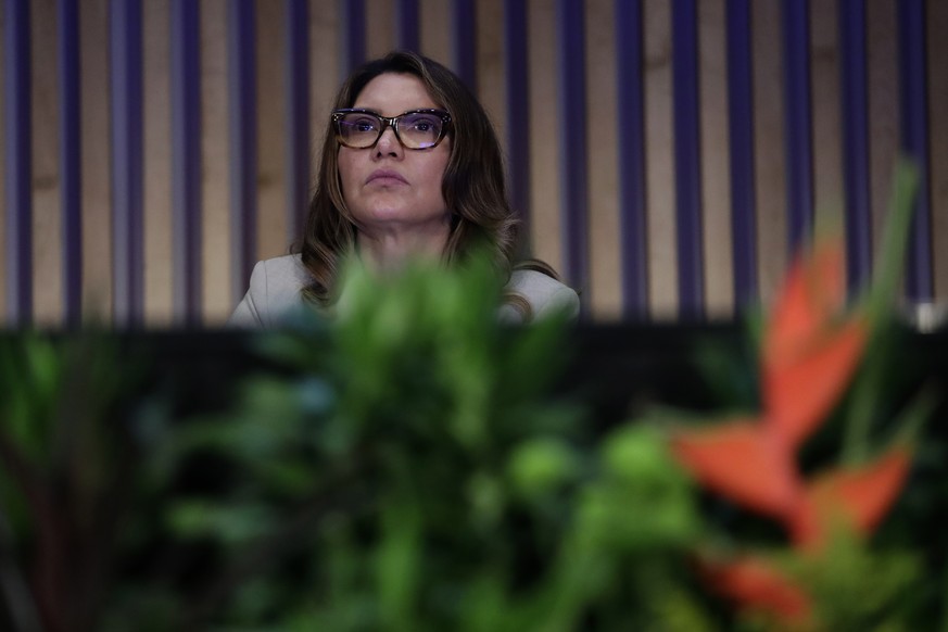 Brazil&#039;s first lady Rosangela da Silva attends the inauguration of the G20 Social Summit in Rio de Janeiro, Thursday, Nov. 14, 2024. (AP Photo/Bruna Prado)
Rosangela da Silva