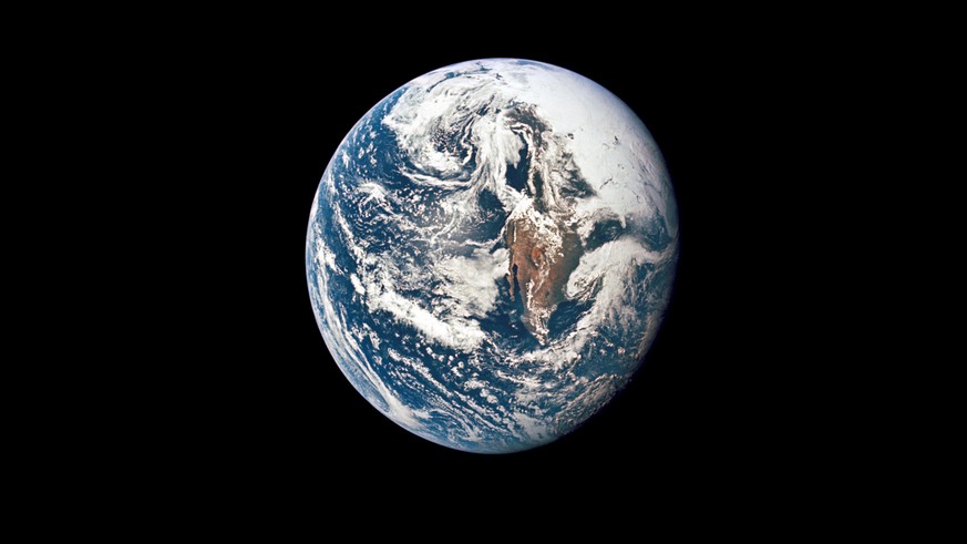 This May 18, 1969 photo made available by NASA shows Earth from 36,000 nautical miles away as photographed from the Apollo 10 spacecraft during its trans-lunar journey toward the moon. In March 2021,  ...