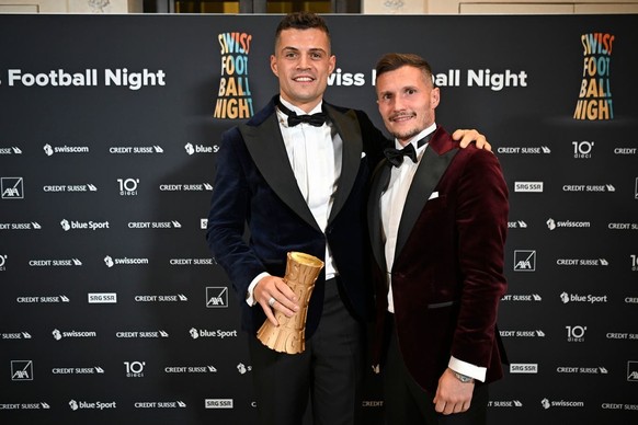 Lors des rares moments où Granit Xhaka est en Suisse, il passe son temps avec son frère Taulant.
