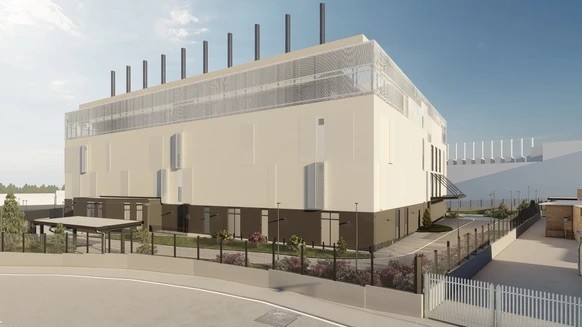 Une image de synthèse du futur data center «Zurich 4» à Glattbrugg.