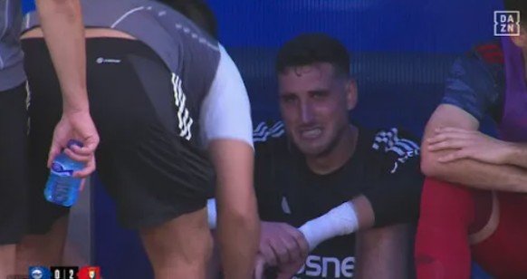 La grimace et les larmes de Sergio Herrera.