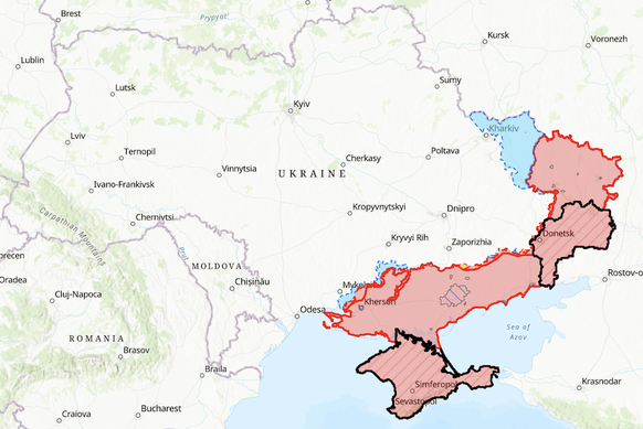 Situation en Ukraine (contre-offensive ukrainienne) au 12 septembre 2022