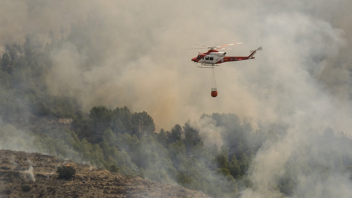 Las temperaturas extremas provocan incendios en España