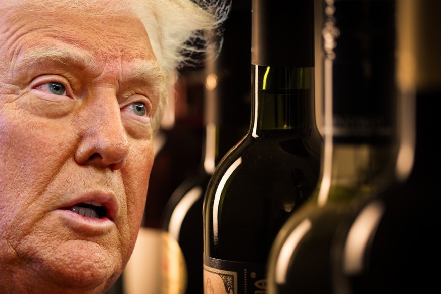 Trump menace le vin italien.