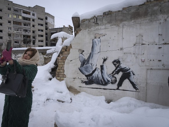 Ce n'est pas la premi�re fois que l'artiste s'investit en faveur de l'Ukraine. Le mois dernier, Banksy �tait venu r�aliser une oeuvre � Borodyanka, dans la banlieue de Kiev.