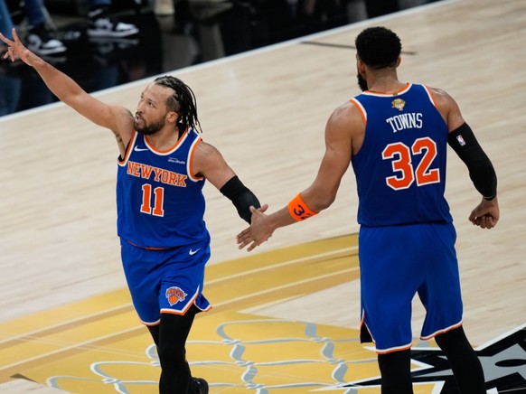 Jalen Brunson (11) et les Knicks sont à deux victoires du titre NBA