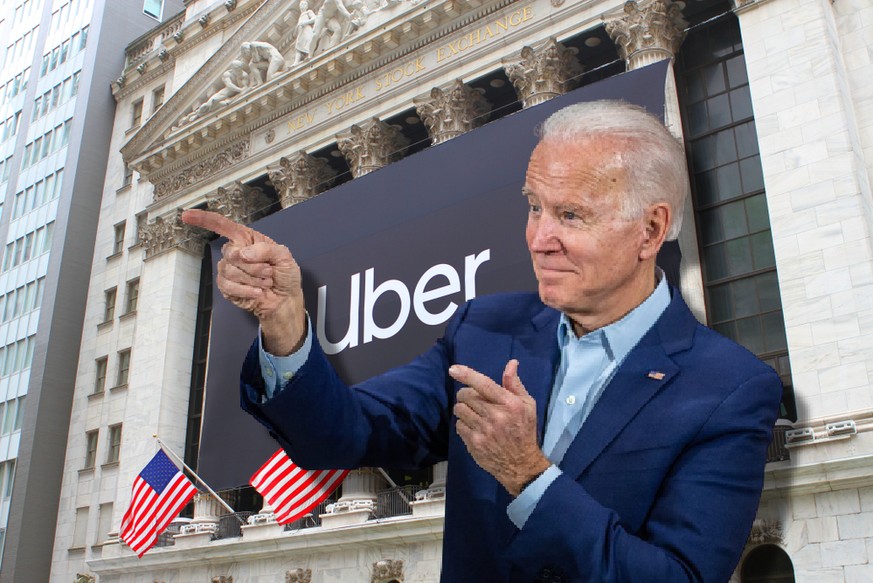 Biden part à la rescousse des employés Uber et impose un salaire minimal