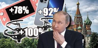 A cause de Poutine, ces produits sont plus chers en Russie qu'en Suisse