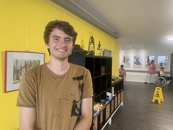 Robin Burki, civiliste, animateur.