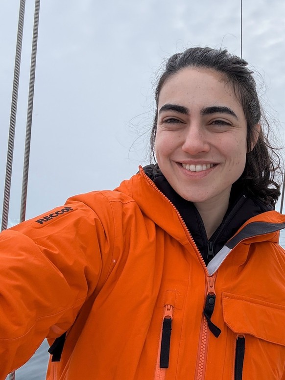Tamara Klink durant son périple.