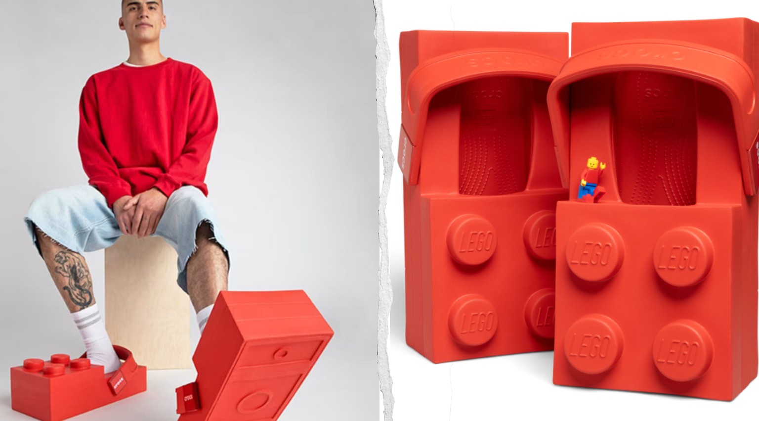 Lego x Crocs, la collab' qui fait mal (aux pieds).
