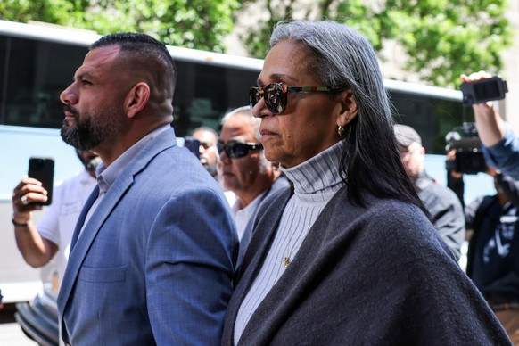Regina Ventura, mother of Cassie Ventura, departs U.S. federal court for Sean &quot;Diddy&quot; Combs&#039; sex trafficking and racketeering conspiracy trial in Manhattan in New York City, U.S., May 2 ...