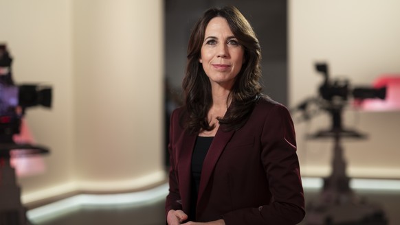 Susanne Wille, Generaldirektorin der Schweizerischen Radio- und Fernsehgesellschaft SRG, posiert zum Portrait, am Montag, 24. November 2025 im Bundeshausstudio Bern. (KEYSTONE/Alessandro della Valle)