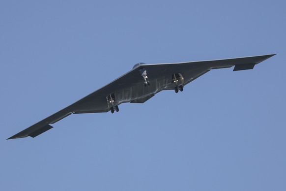 A B-2 bomber arrives at Whiteman Air Force Base Mo., Sunday, June 22, 2025. (AP Photo/David Smith)
APTOPIX Mideast Wars US Iran Strike