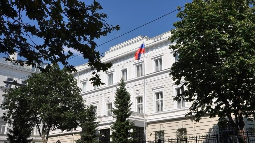 L'ambassade de la Fédération de Russie à Vienne.