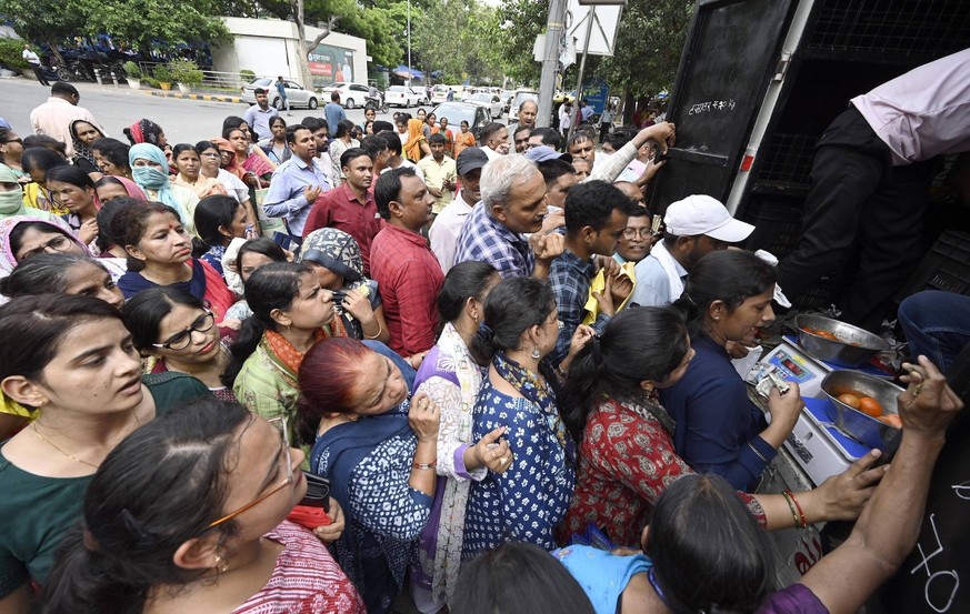 Inflation en Inde: le prix augmente de 400%