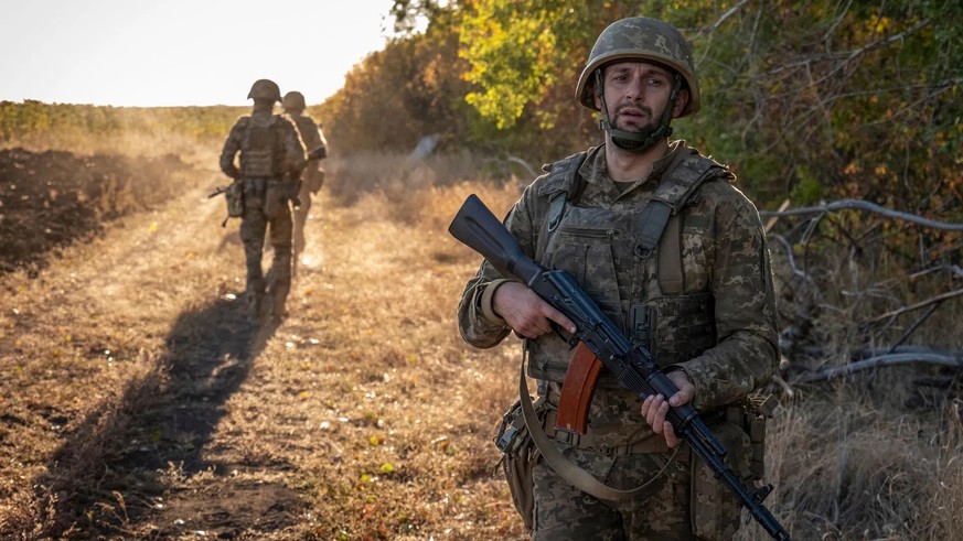 Des soldats ukrainiens lors d&#039;un exercice militaire (photo d&#039;archive): le groupe de réflexion salue l&#039;action de l&#039;armée ukrainienne.
