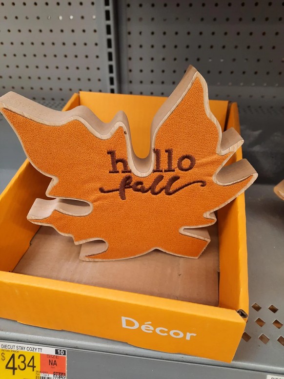 Dumme Herbst-Deko