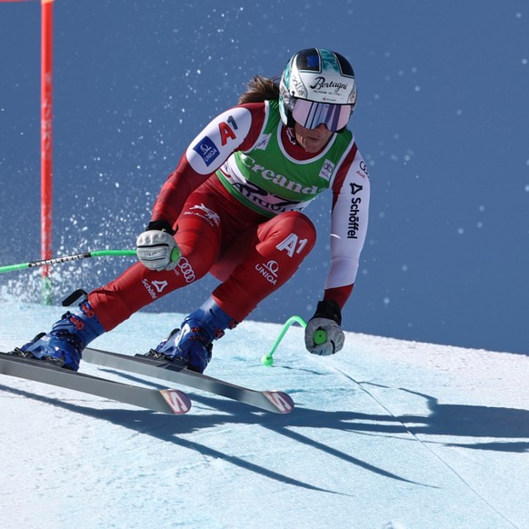 Ricarda Haaser s'est fracturé le tibia gauche samedi à Soldeu