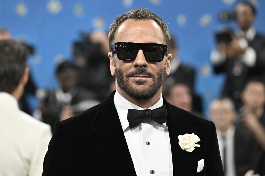 Tom Ford attends The Metropolitan Museum of Art's Costume Institute benefit gala celebrating the opening of the "Superfine: Tailoring Black Style" exhibition on Monday, May 5, 2025, in  ...
