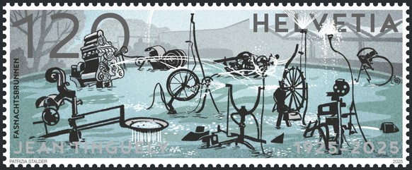 La Poste rend hommage à Jean Tinguely