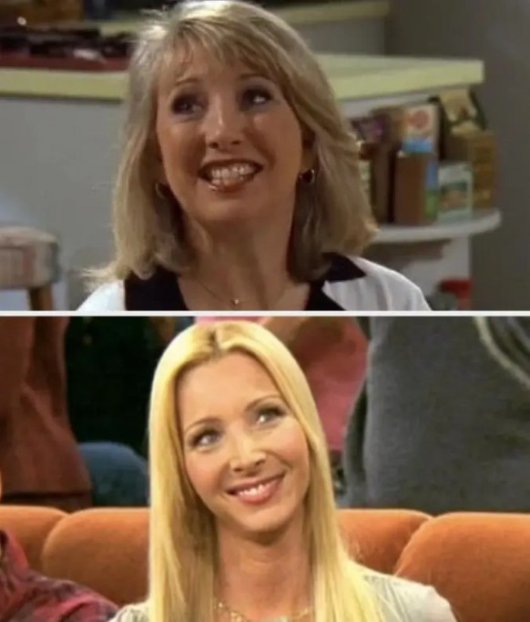 Teri Garr as Phoebe and Lisa Kudrow as Phoebe Buffay in Friends