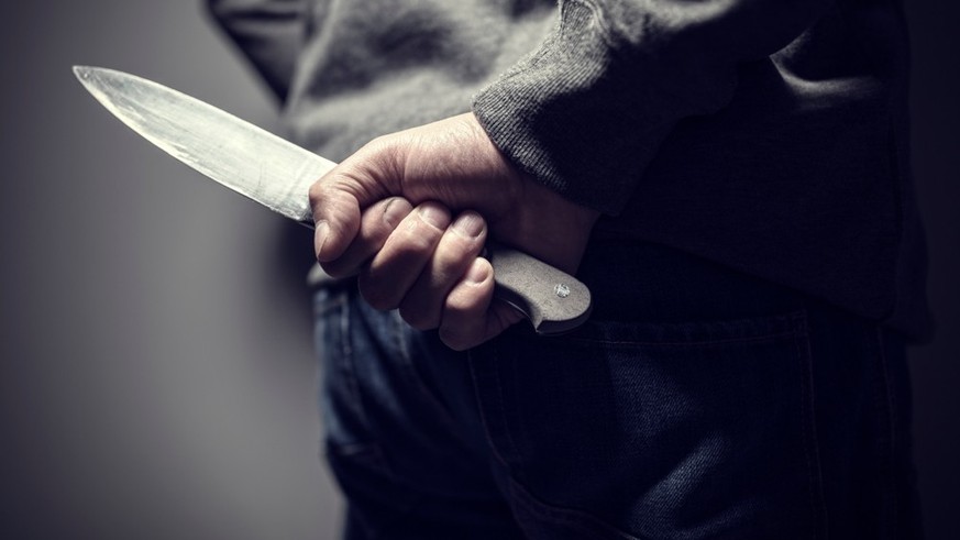 Erstochen Messer