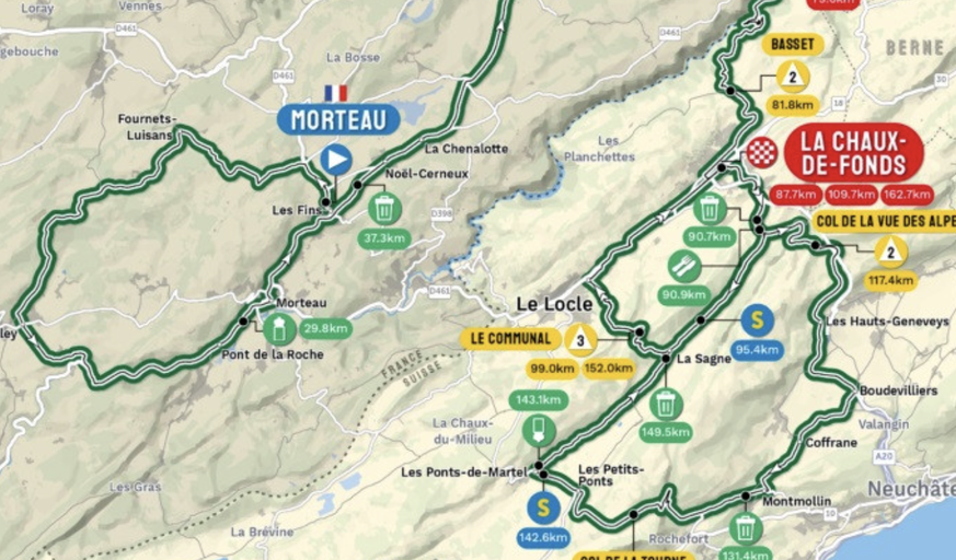 Tour de Romandie 2023: Voici le parcours prévu en Suisse