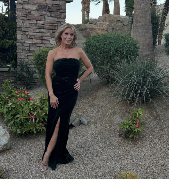 L'actrice Cheryl Hines le soir des Oscars, la semaine dernière.