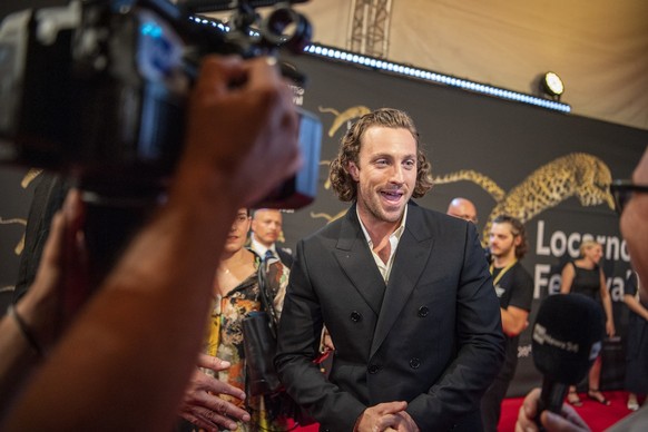 The British Actor Aaron Taylor-Johnson at the red carpet at the 75th Locarno International Film Festival in Locarno, Switzerland, Wednesday, August 3, 2022. The Festival del film Locarno runs from 3 t ...