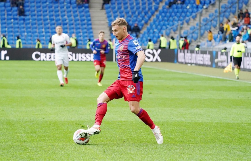 Fedor Chalov en action lors du match nul spectaculaire (3-3) entre le FC Bâle et Sion en février dernier.