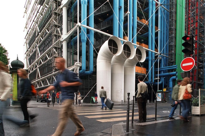 Le centre Georges-Pompidou, à Paris.