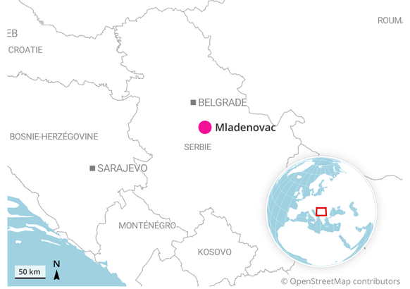 Mladenovac, Serbie.