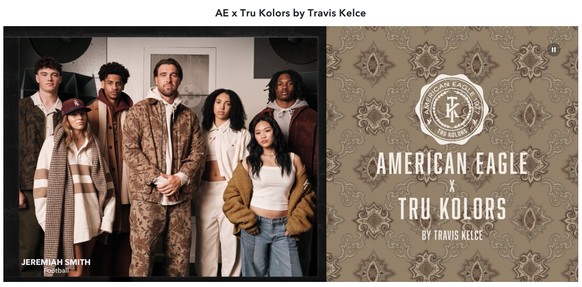 Travis Kelce American Eagle.