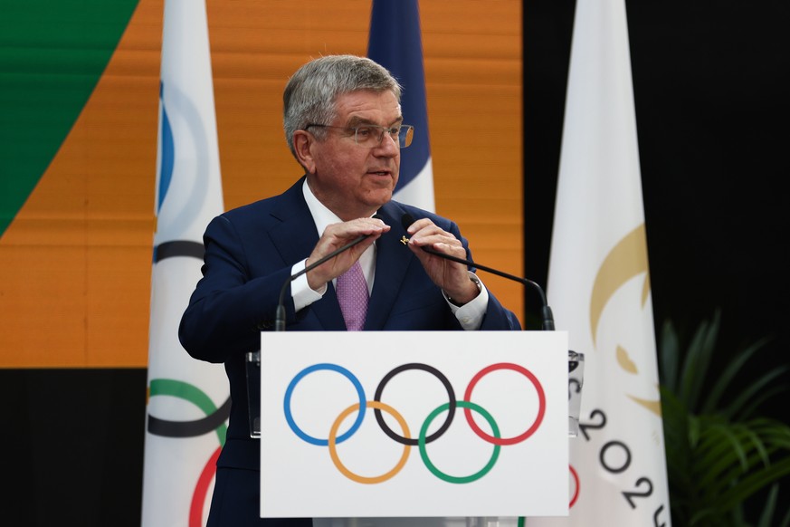 Jeux olympiques d&#039;hiver 2030: la candidature suisse très concrète. Thomas Bach, président du CIO. Le Comité international olympique collabore avec la Suisse pour élaborer une candidature.