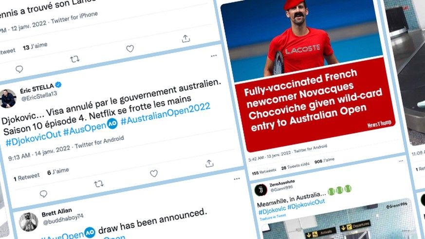 Twitter va exploser à force de se moquer de Djokovic, épisode 2