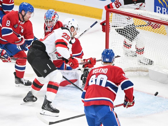 Timo Meier (28) ouvre la marque face à Montréal