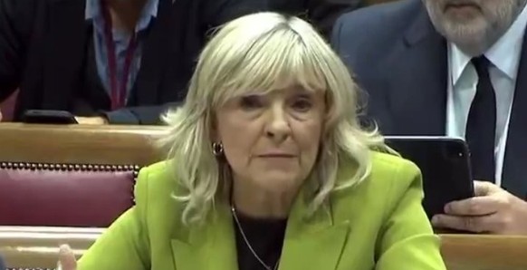 Maria Mar Caballero à l&#039;audition de Pedro Sanchez