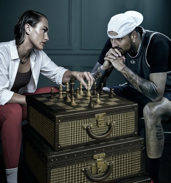 L'agence Evolve, qui représente Sabalenka et Kyrgios, a développé une forte communication autour de cette «Bataille des Sexes».