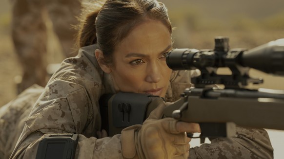 The Mother. Jennifer Lopez as The Mother in The Mother. Cr. Ana Carballosa/Netflix © 2023.