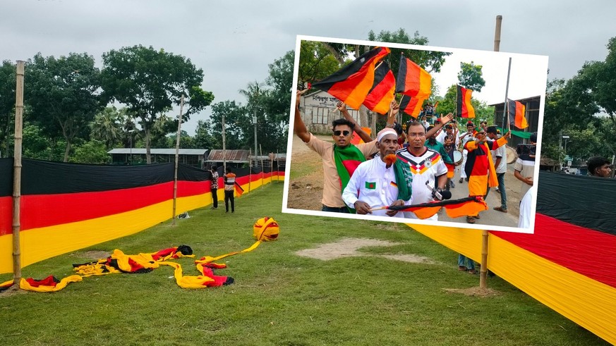 Ce fan bangladais de l'Allemagne a fait une folie